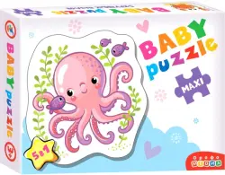 Развивающая мозаика. Baby Puzzle. Морские животные