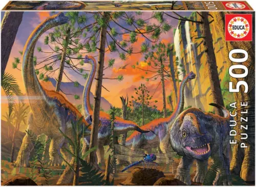 

Пазл. Любопытный динозавр. Винсент Хи, 500 элементов, Жёлтый