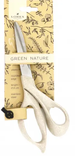 Ножницы Eco Green Nature, 21,5 см