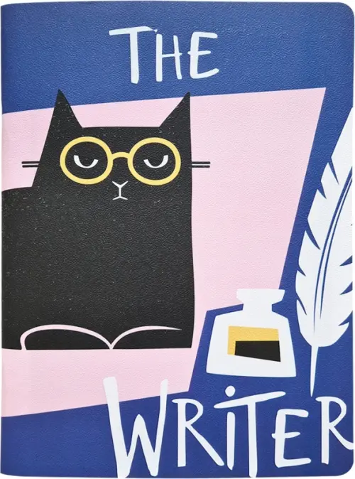 

Тетрадь "Writer Кот", А4, 40 листов, клетка, Синий