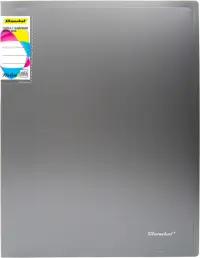 Папка с 40 прозрачными вкладышами "Silwerhof. Perlen", цвет: серебристый металлик, A4, арт. 292941-77