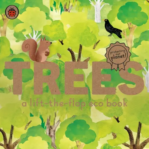 

Trees. A lift-the-flap eco book, Зелёный
