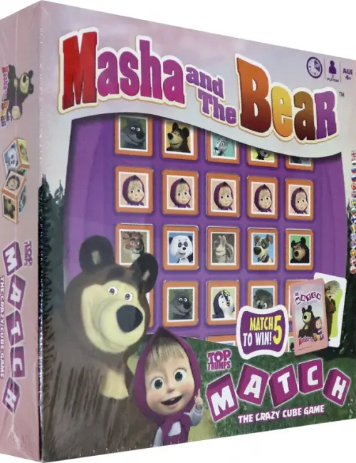 

Настольная игра. Маша и Медведь. Match Top Trump