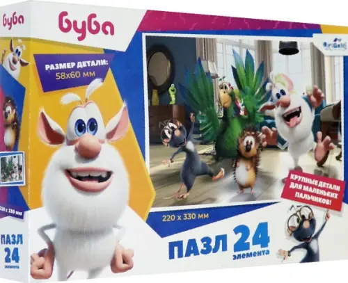

Пазл-maxi. Буба с друзьями, 24 элемента, Разноцветный