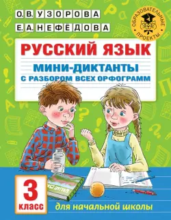 Русский язык. 3 класс. Мини-диктанты с разбором всех орфограмм