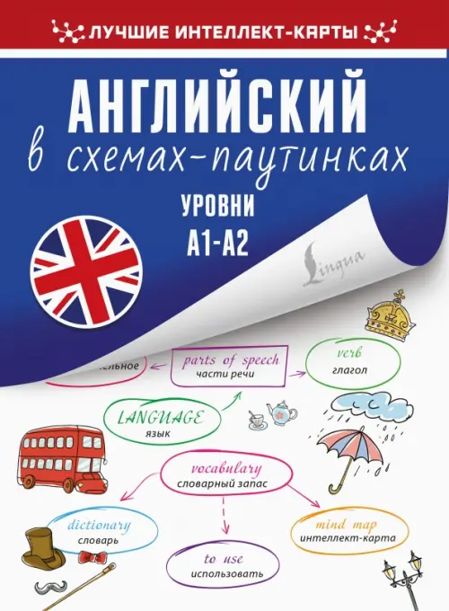 

Английский в схемах-паутинках. Уровни А1-А2, Синий