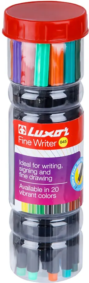 

Ручки капиллярные "Mini Fine Writer 045", 0,8 мм, 20 цветов, Разноцветный