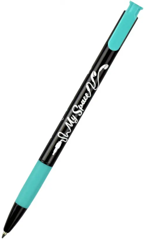 Ручка шариковая автоматическая Розовый фиолетовый голубой 05 мм 79₽