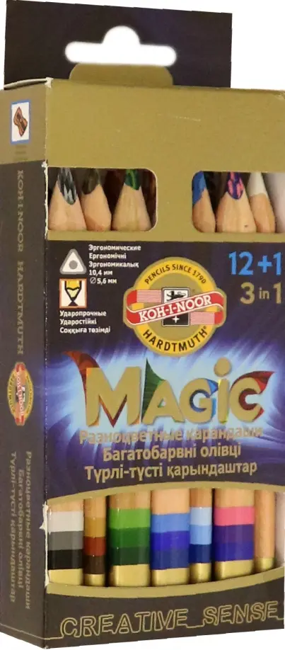 Карандаши цветные "Koh-I-Noor. Magic", 12 цветов