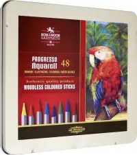 Карандаши цветные "Koh-I-Noor. Progresso Aquarell", 48 цветов