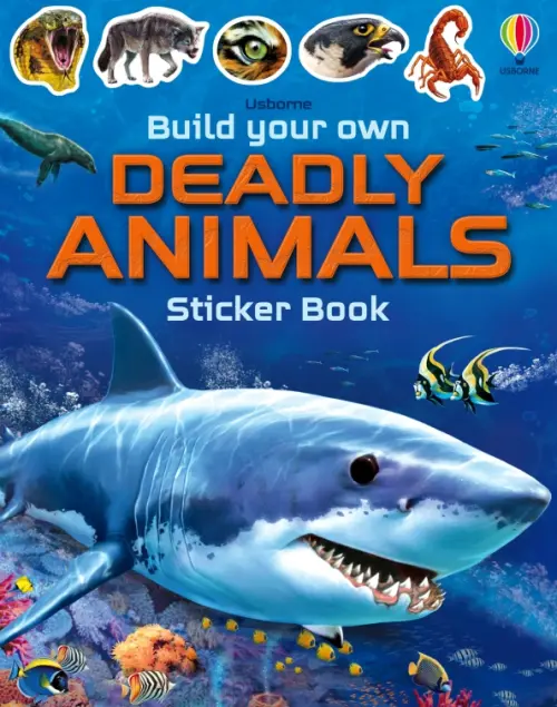 

Build Your Own Deadly Animals. Sticker Book, Синий