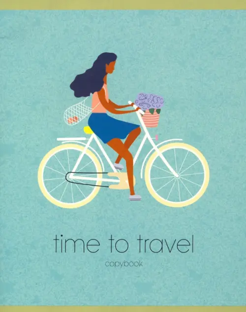 

Тетрадь Time to travel! А5, 80 листов, клетка, В ассортименте