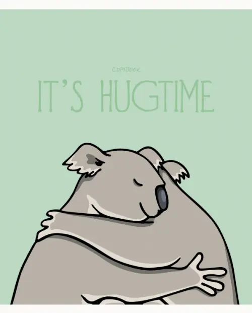 

Тетрадь Hugs! А5, 48 листов, клетка, В ассортименте
