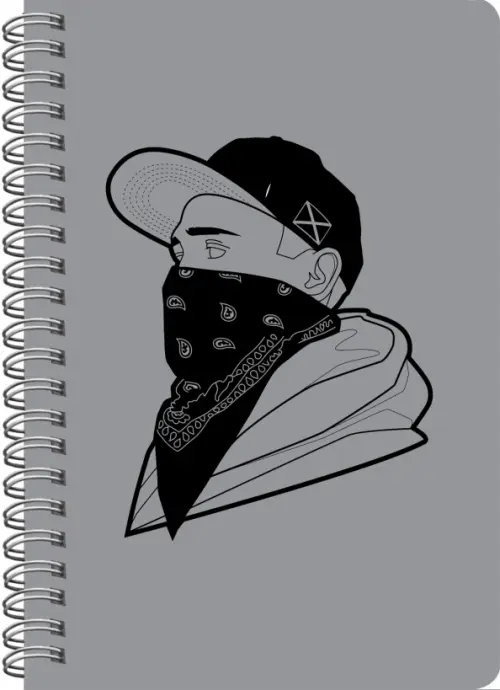 

Тетрадь "Life style. 1", А5, 80 листов, клетка, Серый