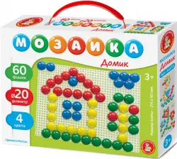 Мозаика "Домик", 60 элементов