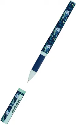 Ручка шариковая "Blue flowers", 0,7 мм, синяя