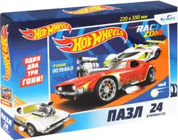 Пазл. Hot Wheels. Территория гонки, 24 элемента