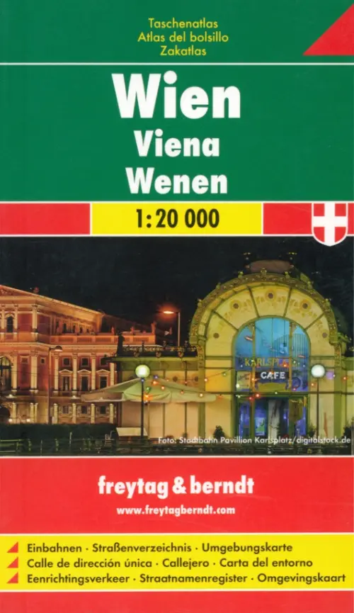 

Taschenatlas. Wien. 1:20 000