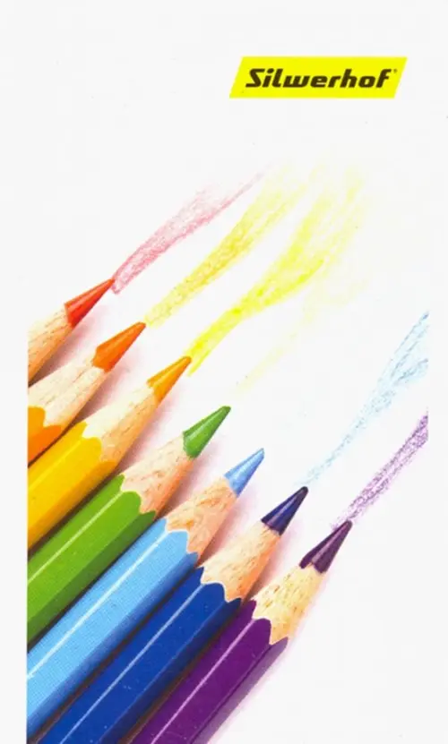 Блокнот Silwerhof Карандаши дизайн 4 вида 40 листов А7 22₽