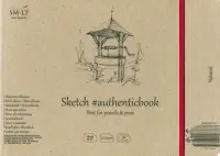 Скетчбук "Natural #authenticbook", А5, 32 листа, цвет бумаги светлый крафт, арт. 5EB-32ST/NT