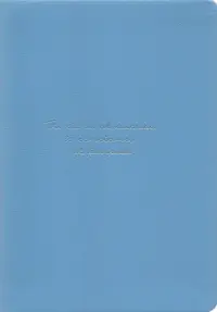 Ежедневник полудатированный. Quote, А5, 160 листов, голубой