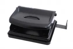 Дырокол "Silwerhof. Nero", цвет: черный, на 25 листов