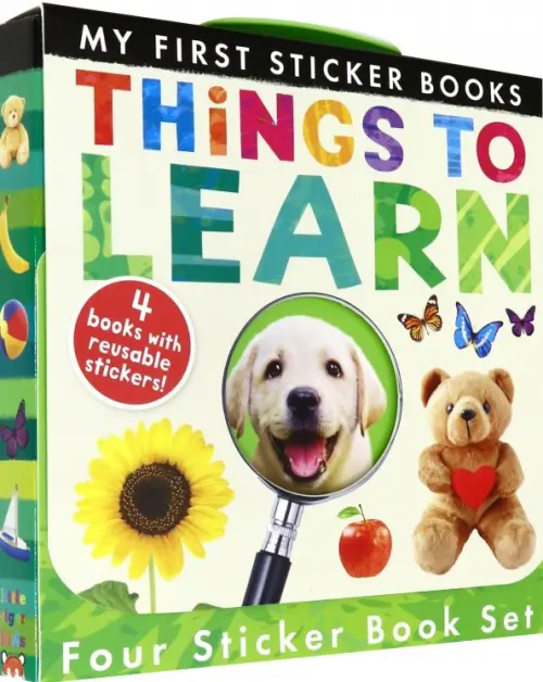

My First Sticker Books: Things to Learn (4-books) (количество томов: 4), Зелёный