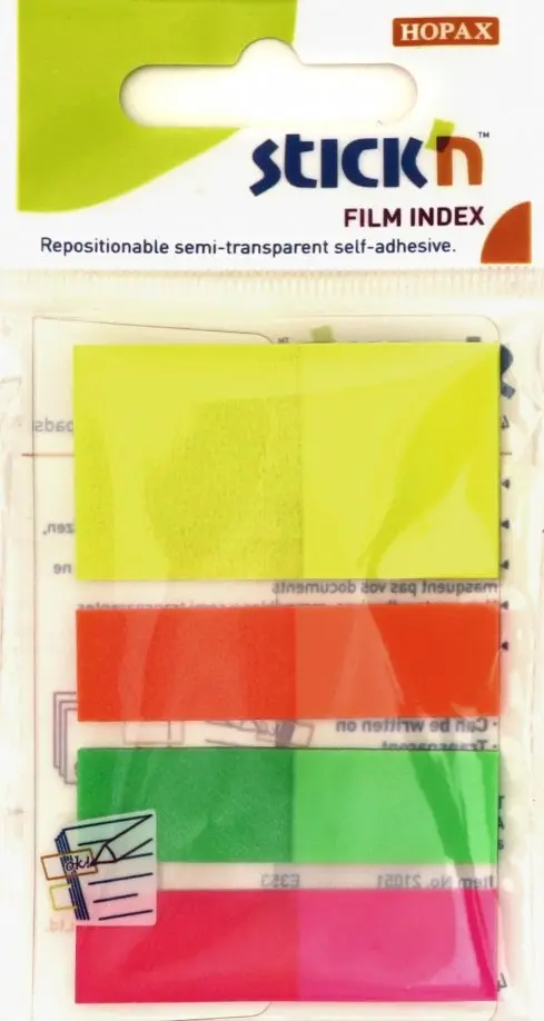 

Закладки самоклеящиеся, пластиковые (25 листов, 25x45, 12x45 мм, 4 цвета), Мульти