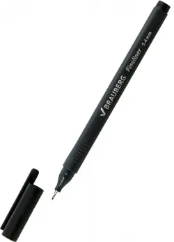 Линер "Fineliner", 0,4 мм, супертонкий, черный