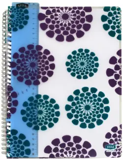 Тетрадь "Цветы", 96 листов, А4