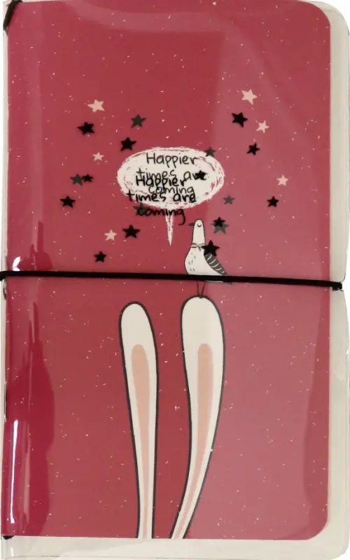 

Записная книжка "Bunny", 10,8х17,5 см, 32 листа, Красный