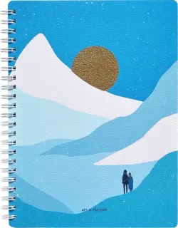 Тетрадь общая "Golden sun. Пара", А5, 120 листов, клетка