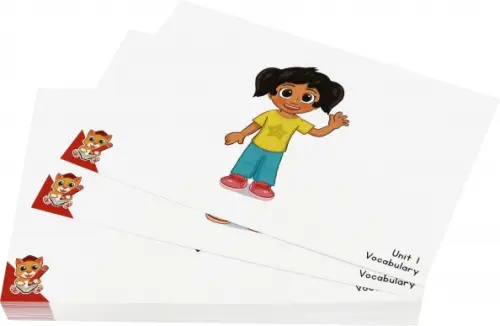 

Fun English for Schools Flashcard for Teacher 1A (60 cards), Белый