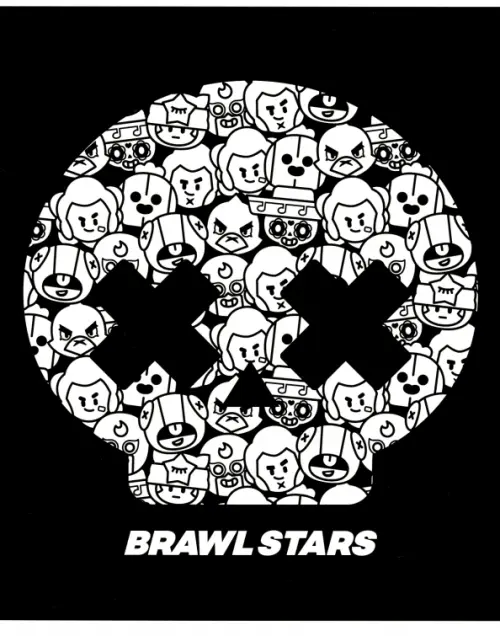 Тетрадь Brawl Stars Череп 48 листов клетка 66₽