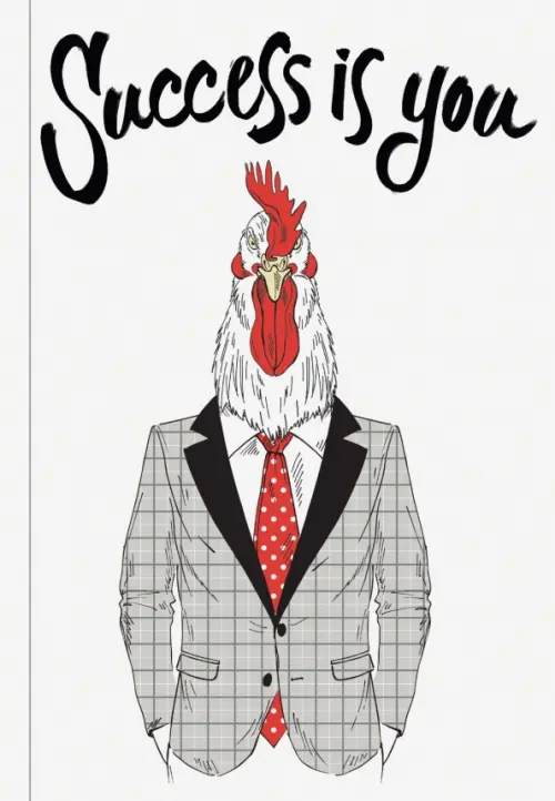 

Блокнот. Success is you, Белый