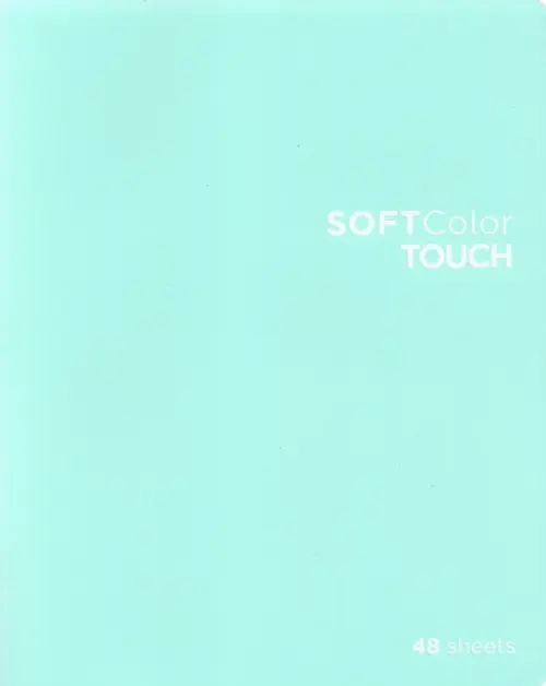 Тетрадь "Soft color touch", А5, 48 листов, клетка, цвет: зеленый