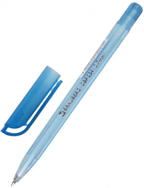 

Ручка шариковая масляная "Olive Pen Tone", синяя, Голубой