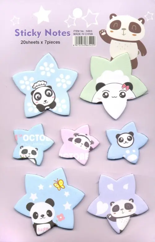 Набор блоков для записи с липким слоем в ассортименте M-3671 105₽