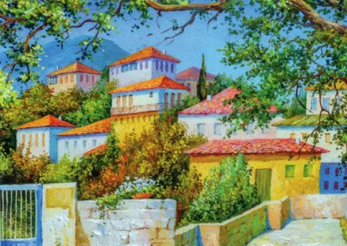 

Алмазные узоры. Греческий пейзаж