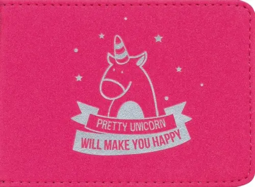 

Обложка для студенческого билета "Unicorn" (IST017/pink), Красный