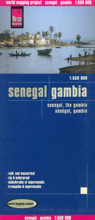 

Senegal, Gambia 1: 550000, Синий