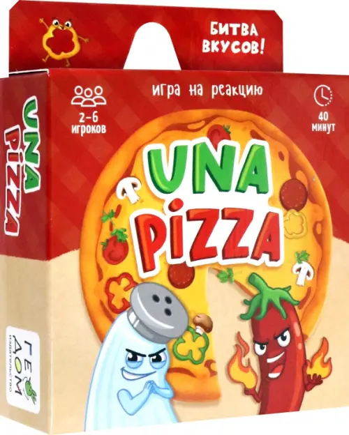 Игра карточная Una pizza 60 карточек 311₽