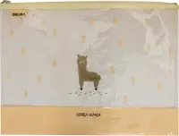 Папка на молнии ZIP Deli, А4, в ассортименте