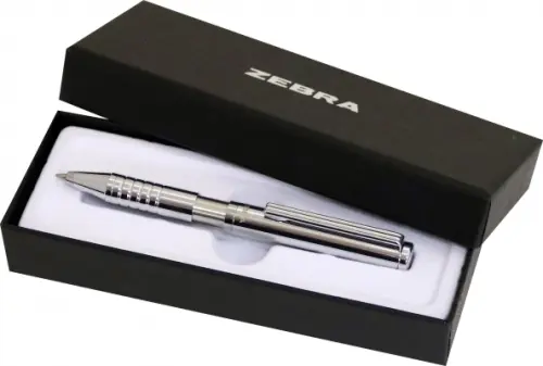 Ручка шариковая автоматическая синяя SLIDE в коробке корпус хромированный 2006₽