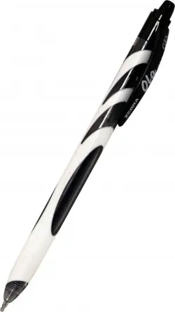 Ручка гелевая автоматическая "Zebra OLA" 0.7 черная