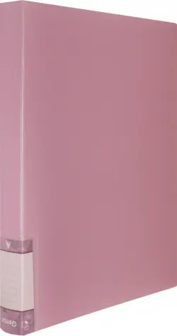 Папка с металлическим зажимом (А4, пластиковая, розовая), Gems (GEM07CPIN)