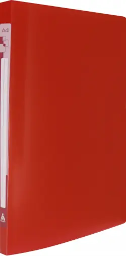 Папка с металлическим зажимом (A4, пластиковая, красная), (PZ05CRED)