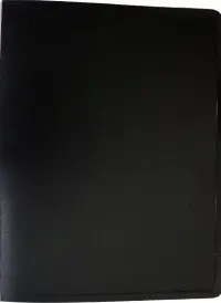 Папка с металлическим зажимом A4 пластиковая черная (PZ05CBLCK)