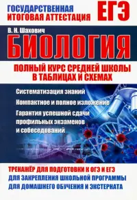 Биология. Полный курс средней школы в таблицах и схемах