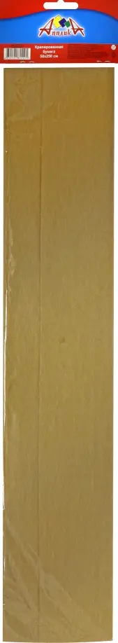 

Бумага цветная крепированная, бронзовый, Жёлтый